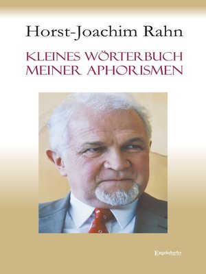 cover image of Kleines Wörterbuch meiner Aphorismen